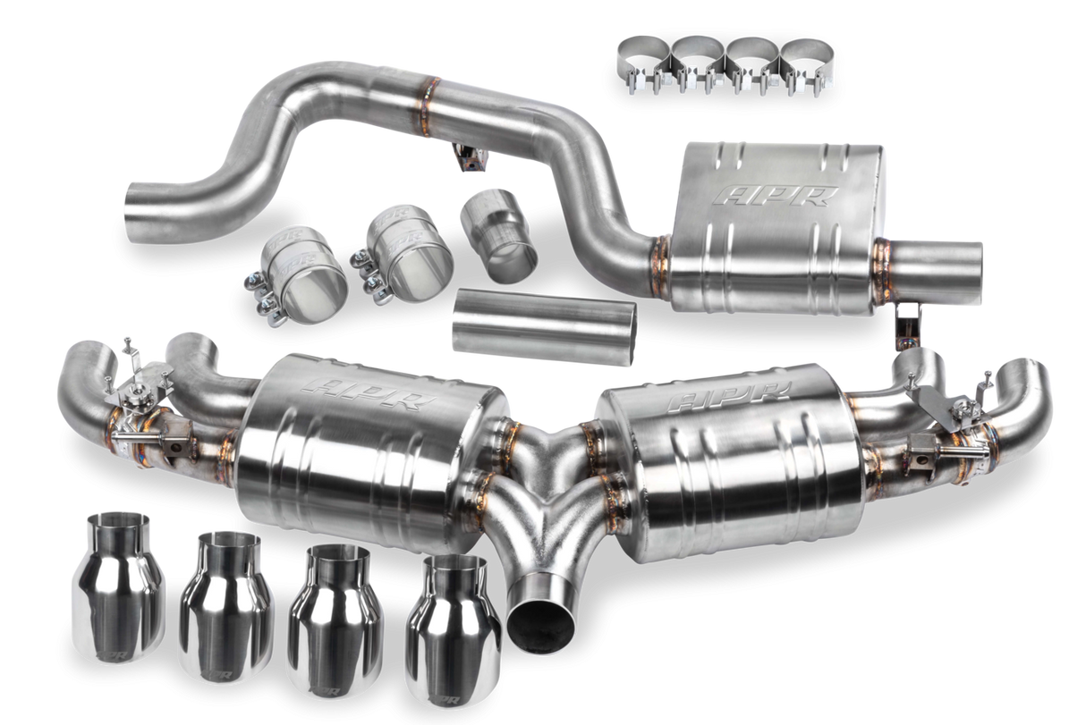 APR catback system Golf VII R exhaust system