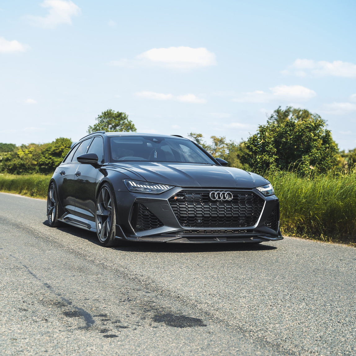 AUDI RS6/RS7 C8 AVANT CARBON FIBRE SPLITTER - CT CARBON