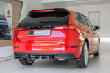 MAXTON Rear diffuser for Skoda Scala, high-gloss black