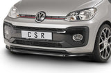 CSR Cup spoiler lip with ABE for VW up! GTI CSL357, gloss black